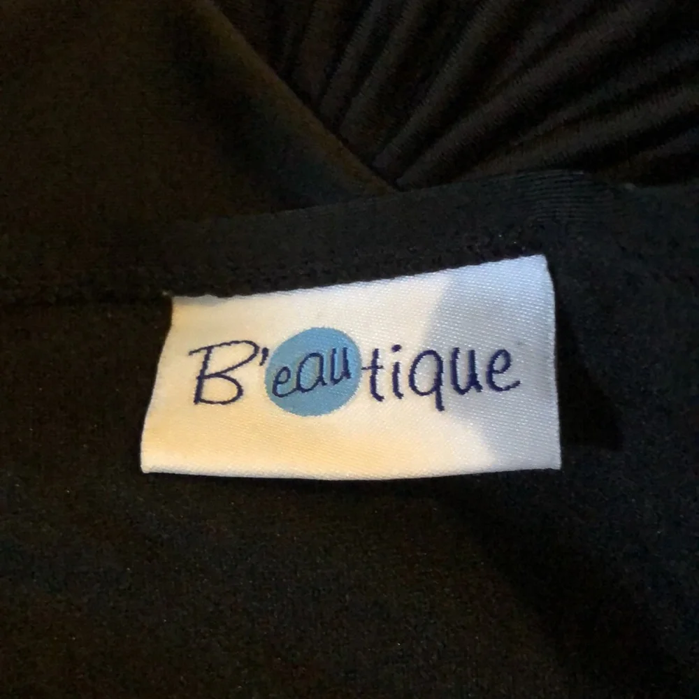 Beautique black one piece swimsuit - Picture 5 of 7